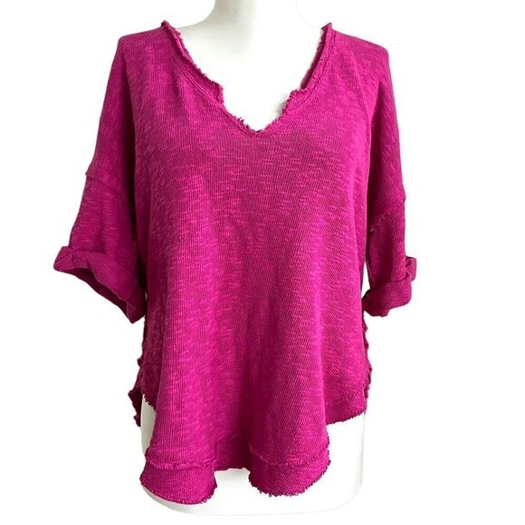 Free People North Star T Shirt XS hot pink - Picture 4 of 15